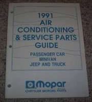 1991 Eagle Vista Air Conditioning & Service Parts Guide