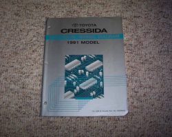 1991 Toyota Cressida Electrical Wiring Diagram Manual