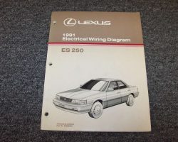 1991 Lexus ES250 Electrical Wiring Diagram Manual