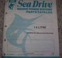 1991 OMC Sea Drive 1.6L Parts Catalog