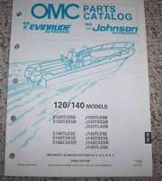 1991 Johnson Evinrude 120 & 140 HP Models Parts Catalog