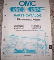 1991 Johnson Evinrude 125 HP Commercial Models Parts Catalog