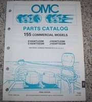 1991 Johnson Evinrude 155 Commercial Models Parts Catalog