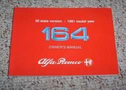 1991 Alfa Romeo 164 Owner's Manual