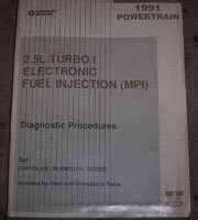 1991 Plymouth Voyager 2.5L Turbo EFI Engine Powertrain Diagnostic Procedures Manual