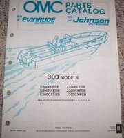 1991 Johnson Evinrude 300 HP Models Parts Catalog
