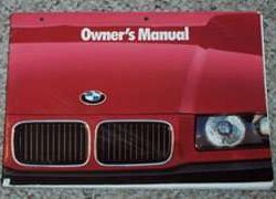 1991 BMW M3 Owner's Manual