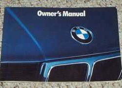 1991 BMW 525i, 535i, M5 Owner's Manual