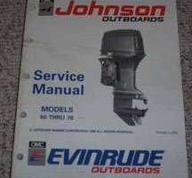1991 Johnson Evinrude 70 HP Models Service Manual