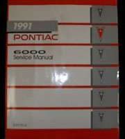 1991 Pontiac 6000 Service Manual
