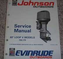 1991 Johnson Evinrude 150 & 175 HP 60 Loop V Models Service Manual