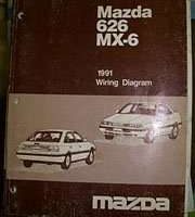 1991 Mazda 626 & MX-6 Wiring Diagram Manual