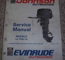1991 Johnson Evinrude 10 HP Models Service Manual