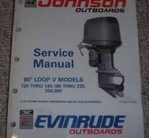 1991 Johnson Evinrude 225 HP 90 Loop V Models Service Manual