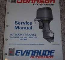1991 Johnson Evinrude 125 Commercial 90 Loop V Models Service Manual