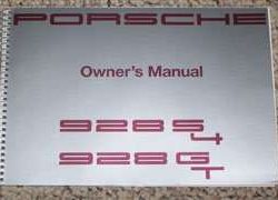 1991 Porsche 928 S4 & 928 GT Owner's Manual