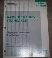 1991 Chrysler New Yorker A-604 Ultradrive Chassis Diagnostic Procedures