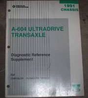 1991 Plymouth Voyager A604 Ultra Drive Transaxle Chassis Diagnostic Procedures Manual