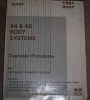 1991 Plymouth Acclaim Body Diagnostic Procedures Manual