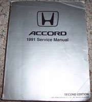 1991 Honda Accord Service Manual