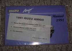 1991 Isuzu Amigo Owner's Manual