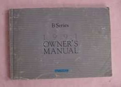 1991 Mazda B-Series Truck Owner's Manual