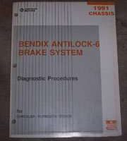 1991 Dodge Ram 50 Bendix Antilock-6 Brake System Chassis Diagnostic Procedures