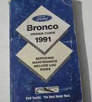 1991 Ford Bronco Owner's Manual