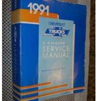 1991 Chevrolet Silverado C/K Pickup Truck Service Manual
