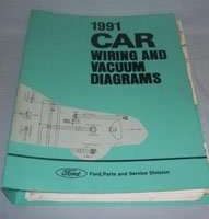 1991 Lincoln Town Car Large Format Wiring Diagrams Manual