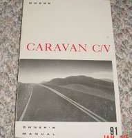 1991 Dodge Caravan C/V Owner's Manual