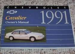 1991 Chevrolet Cavalier Owner's Manual
