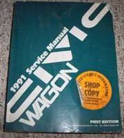 1991 Honda Civic Wagon Service Manual