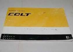 1991 Dodge Colt Owner's Manual