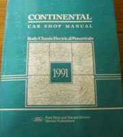 1991 Lincoln Continental Service Manual