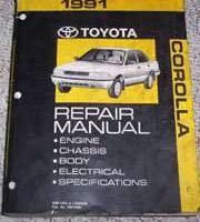 1991 Toyota Corolla Service Repair Manual