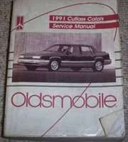 1991 Oldsmobile Cutlass Calais Service Manual