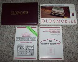 1991 Oldsmobile Cutlass Calais Owner's Manual Set