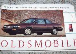 1991 Oldsmobile Cutlass Ciera & Cutlass Cruiser Owner's Manual
