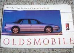 1991 Oldsmobile Cutlass Supreme Owner's Manual