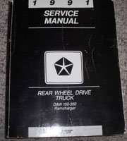 1991 Dodge Ram Truck & Ramcharger Service Manual