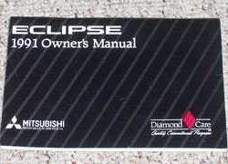 1991 Mitsubishi Eclipse Owner's Manual