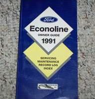 1991 Ford Econoline E-150, E-250 & E-350 Owner's Manual
