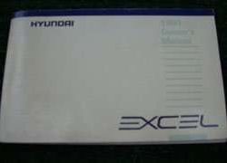 1991 Hyundai Excel Owner's Manual