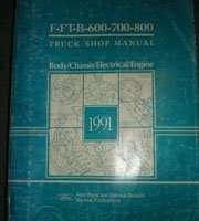 1991 Ford F, FT & B 600-800 Series Truck Service Manual