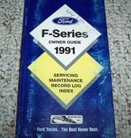 1991 Ford F-Series Truck Owner's Manual