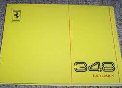 1990 Ferrari 348 Owner's Manual