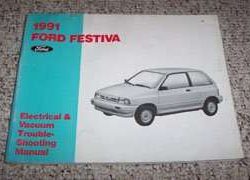 1991 Ford Festiva Electrical & Vacuum Troubleshooting Wiring Manual