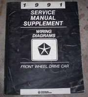 1991 Dodge Dynasty Wiring Diagrams Service Manual Supplement