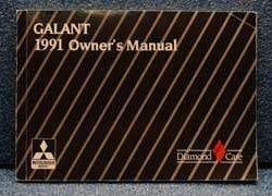 1991 Mitsubishi Galant Owner's Manual